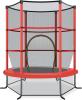 COSTWAY Gartentrampolin mit Sicherheitsnetz, Trampolin bis 45kg belastbar, Indoor-/Outdoortrampolin für Kinder ab 3 Jahre, Ø140cm