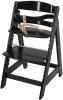 Roba 'Sit Up III' Treppenhochstuhl, schwarz, höhenverstellbar, mit Sicherheitsbügel und Gurtsystem, bis 50 kg belastbar
