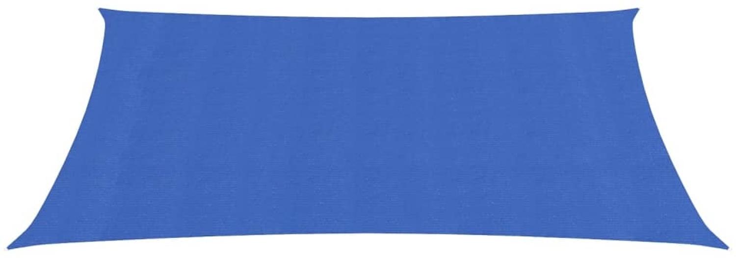 Sonnensegel 160 g/m² Blau 2,5x3,5 m HDPE Bild 1