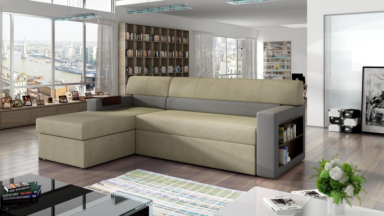 Wohnideebilder Rico Beige Ecksofas & Eckcouches R31 Bild 1