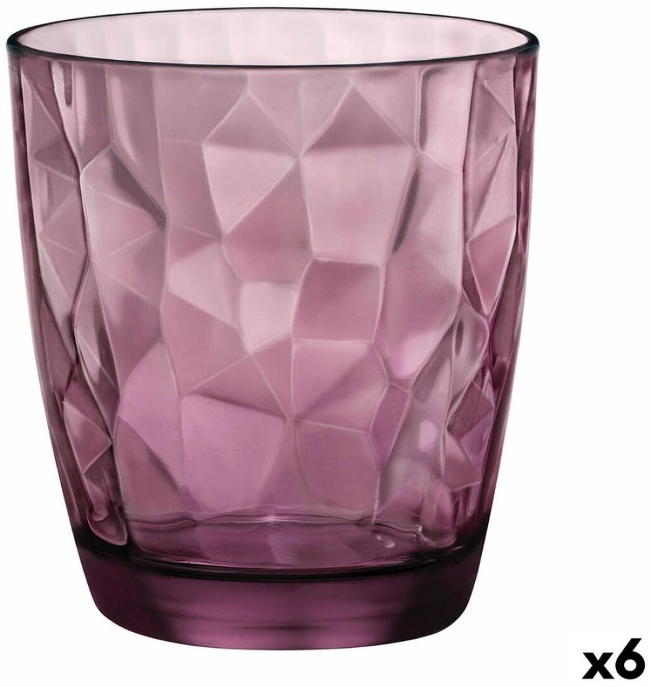 Becher Bormioli Rocco Diamond Lila Glas (390 Ml) (6 Stück) Bild 1