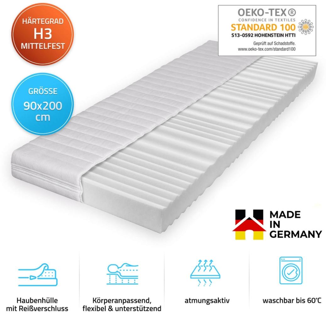 HOME DELUXE Matratze ORTHO BASIC - Made in Germany - Größe: 160x200 cm Bild 1
