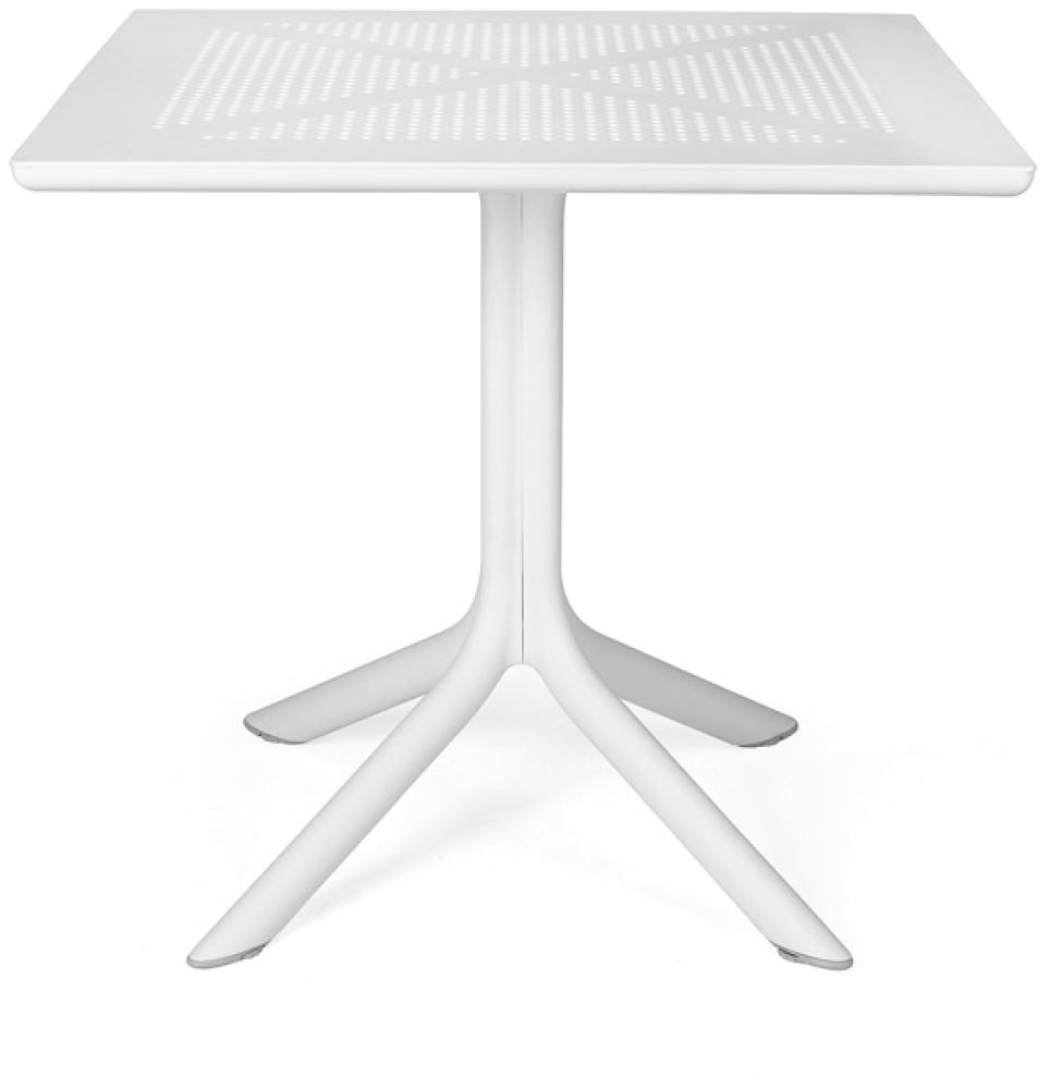 Tisch Clip Kunststoff (Bianco 80 x 80 cm) Bild 1
