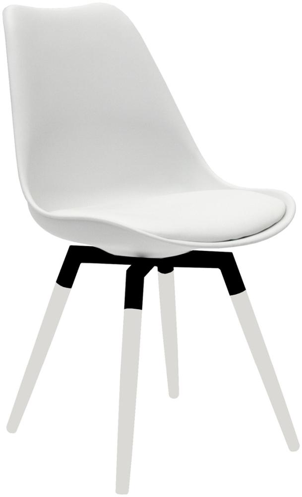 'Olbia Retro Style' Stuhl, weiß Bild 1