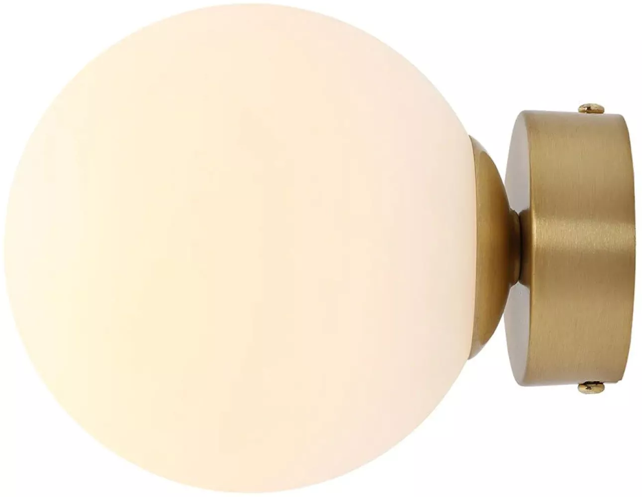 Wandleuchte LAMP BALL Messing 14 cm Bild 1