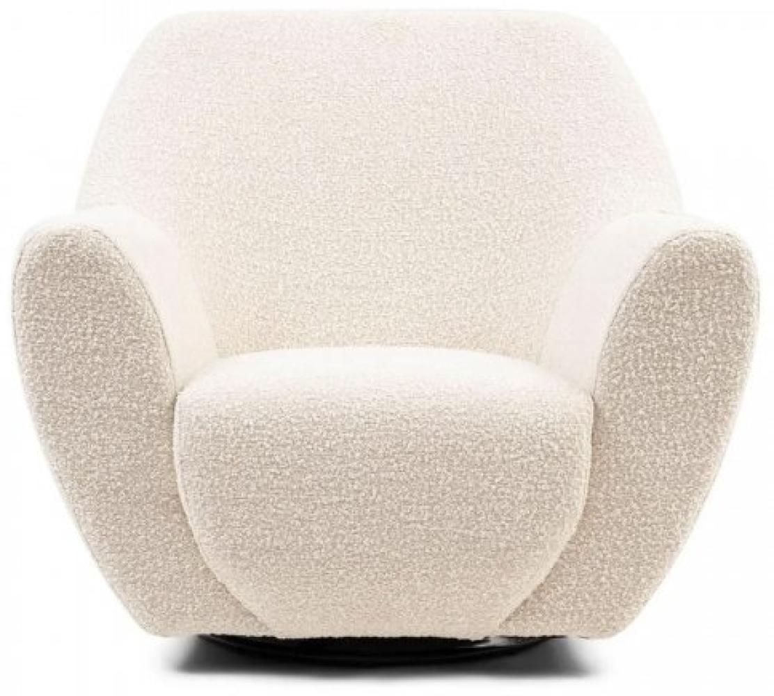 Riviera Maison Sessel The Jill Swivel Chair Bouclé White Sand 5572001 Bild 1