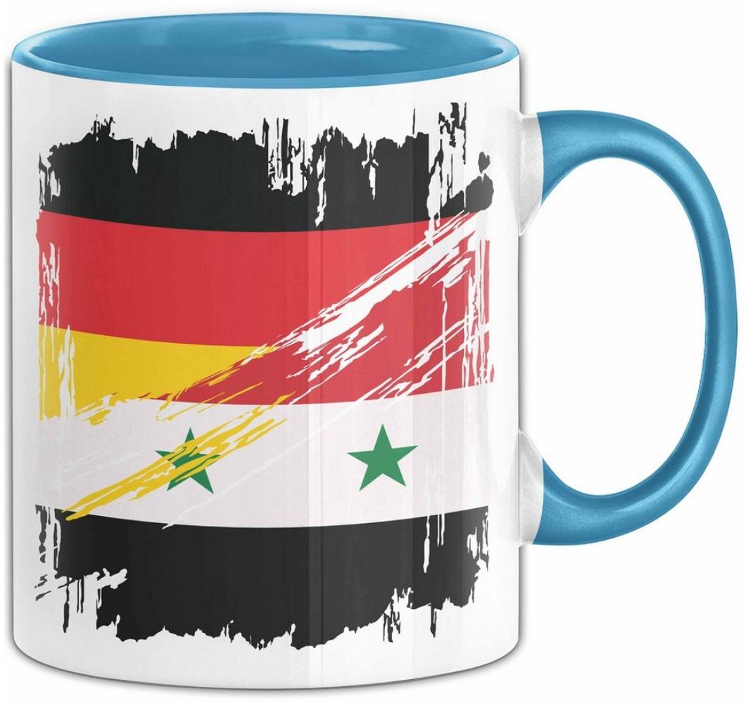 Trendation Tasse Syrien Deutschland Flagge Halb Deutscher Halb Syrer Fußball Germany 20 Bild 1