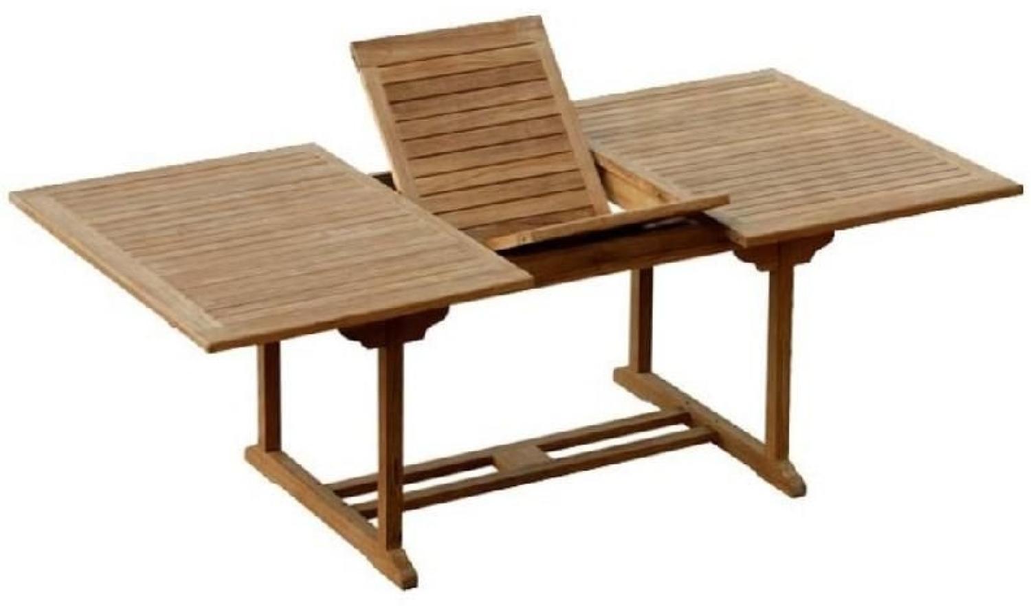 Esstisch Parma Teak Massivholz ausziehbar 180 bis 240 cm von Teako Design Bild 1