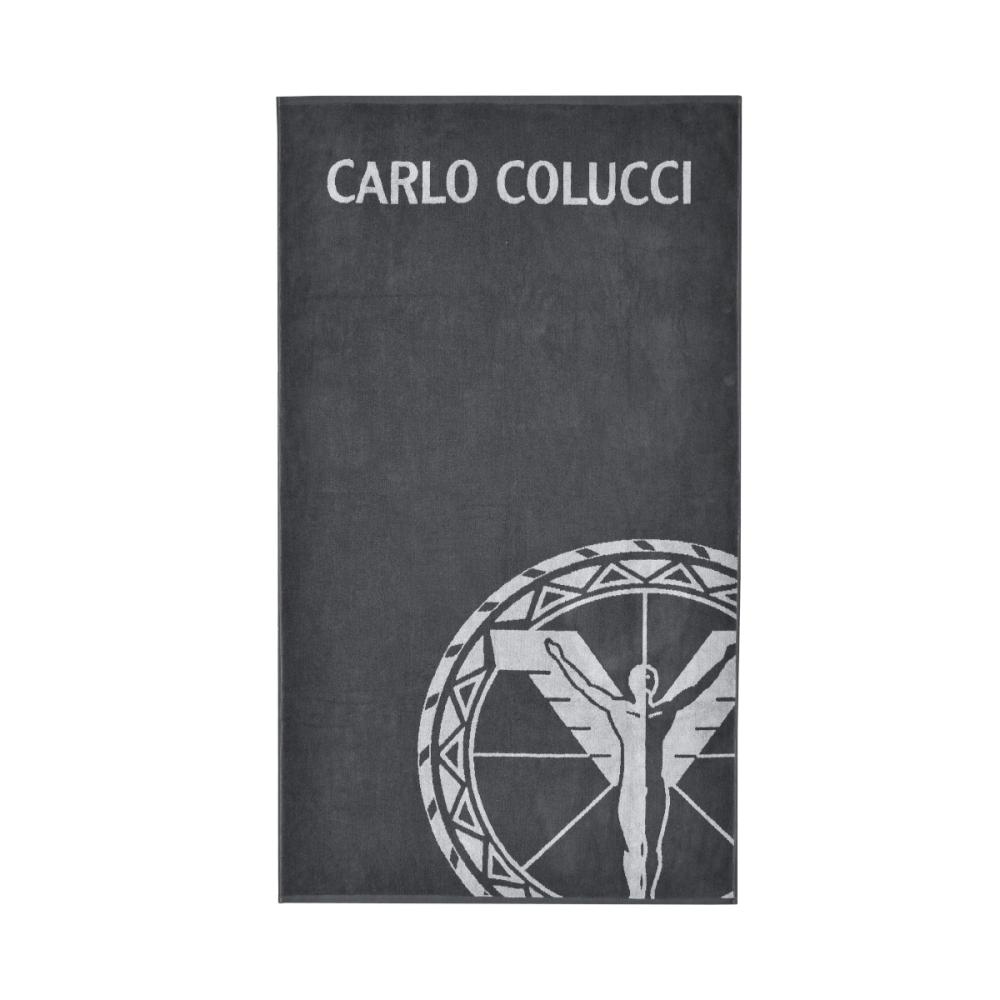 CARLO COLUCCI Strandtuch Stefano, Frottier (1-St), mit auffälligem Carlo Colucci Logo und Schriftzug Bild 1