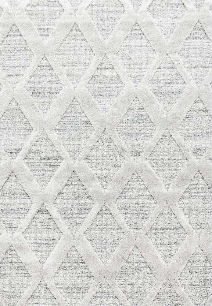 Hochflor Teppich Pepe rechteckig - 240x340 cm - Grau Bild 1