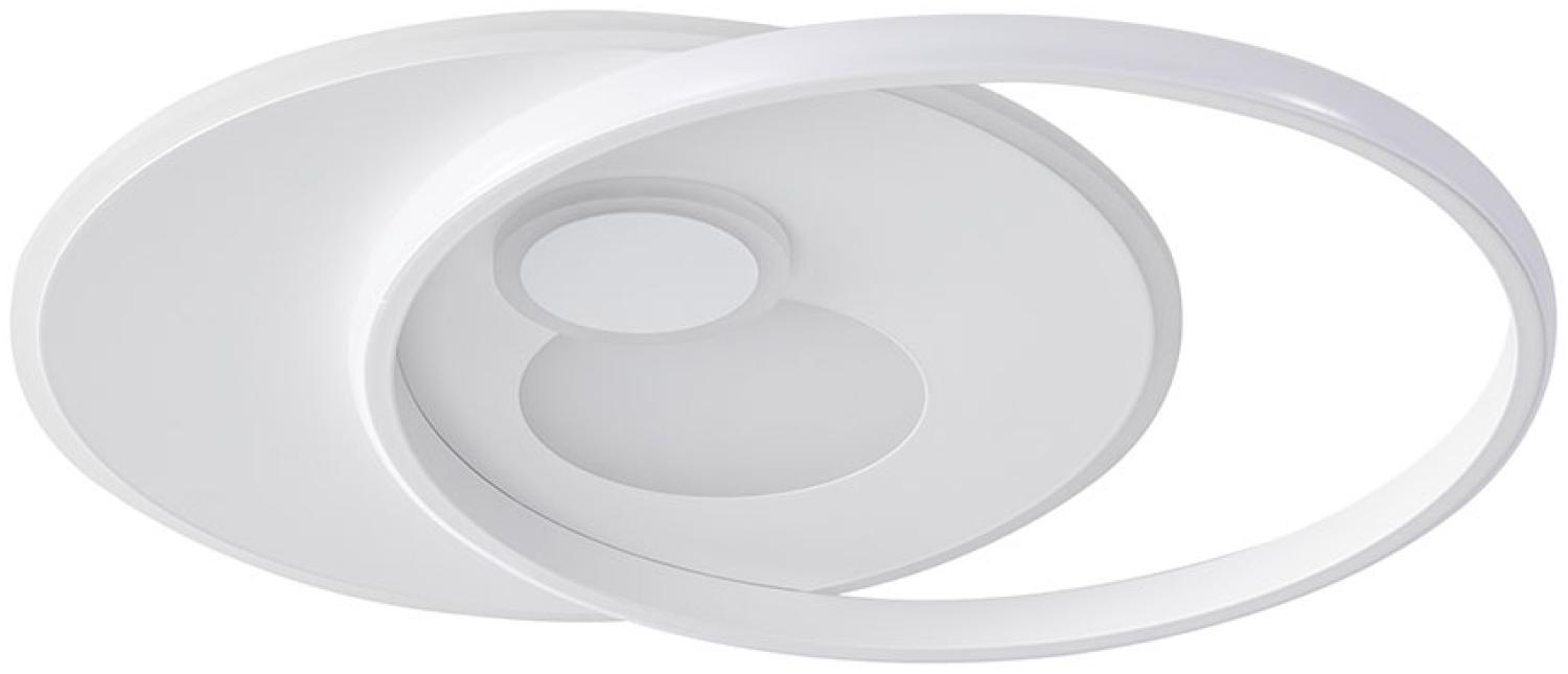 LED Deckenleuchte weiß, dimmbar, Fernbedienung CCT, L 52 cm Bild 1