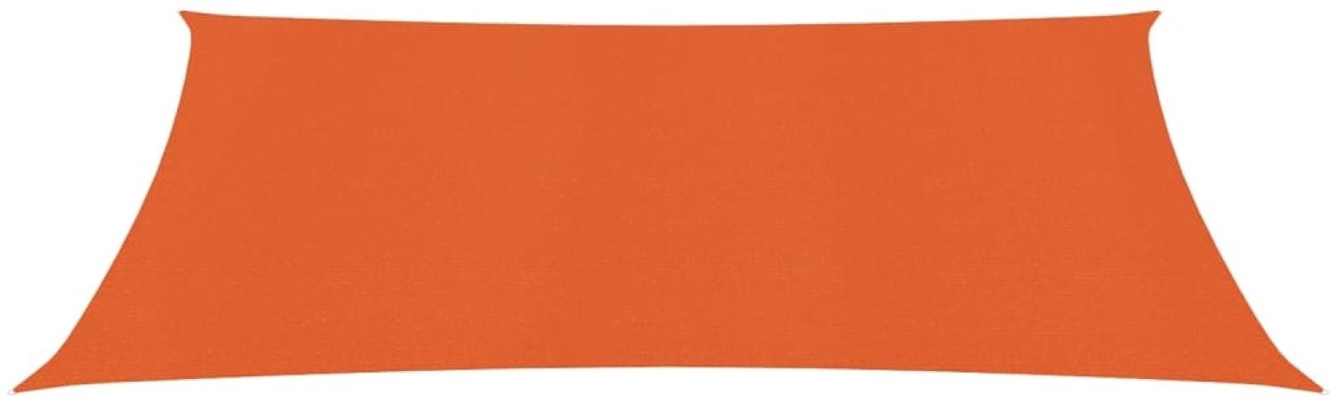 Sonnensegel 160 g/m² Orange 3,5x4,5 m HDPE Bild 1