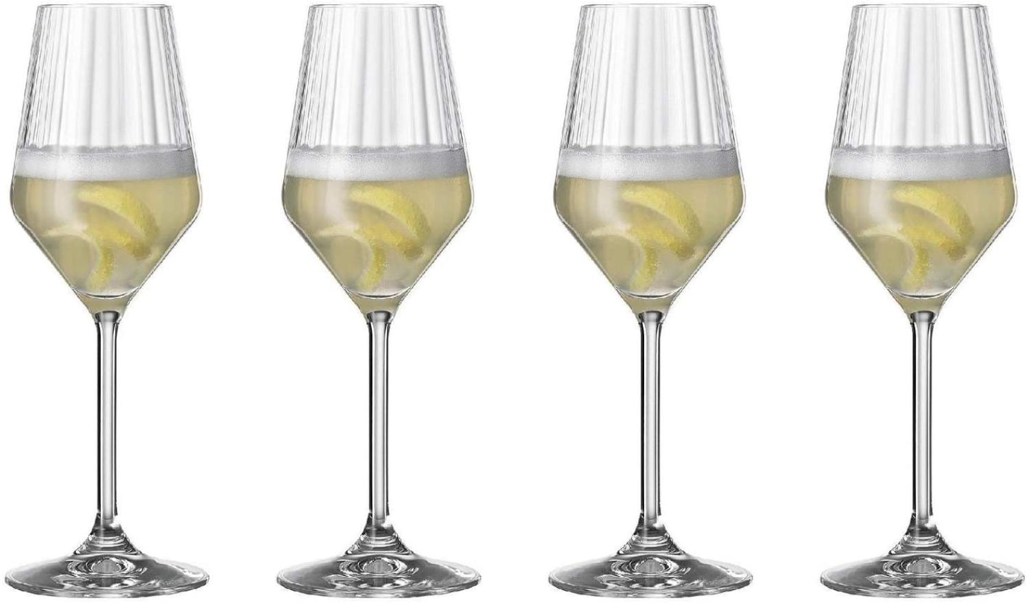 Spiegelau Vorteilsset 2 x 4 Glas/Stck Champagnerglas 445/29 LifeStyle 4450177 und Geschenk + Spende Bild 1