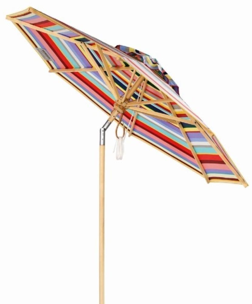 Kleiner Sonnenschirm Klassiker Acryltuch multicolor mini Ø 210 cm mit Knickmechanismus Bild 1