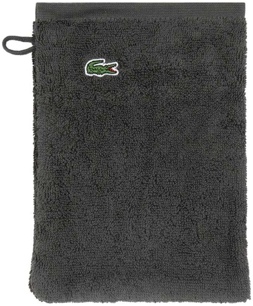 Lacoste Frottier Handtücher Lecroco | Waschhandschuh 15x21 cm | bitume Bild 1