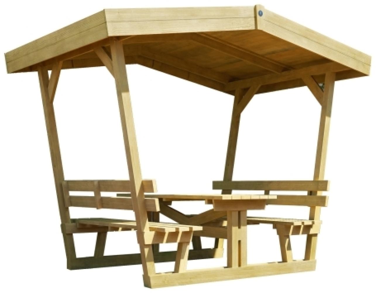 WEKA Sitzlaube 662 Gartenpavillon aus Holz in Individuell Gartenhütte Gartenlaube Bild 1