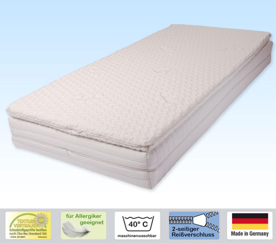 Doctor Sleep 'meditopper' Matratzentopper 90 x 220 cm, H3 (RG 55), Kernhöhe 3 cm, Bezug: CoolMax® Glatt Bild 1