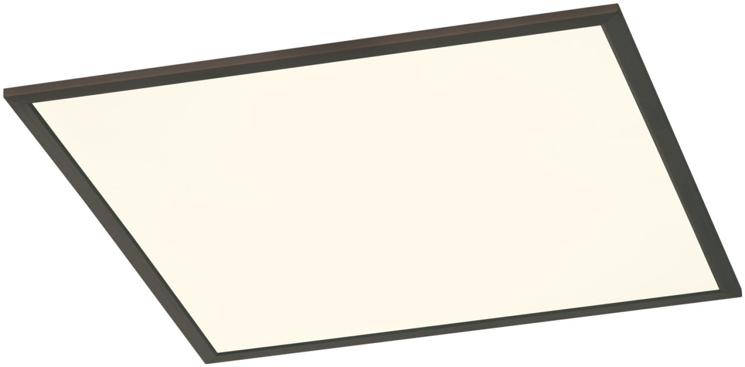 LED Deckenleuchte PHOENIX Schwarz / Weiß dimmbar - extra flach 62 x 62cm Bild 1