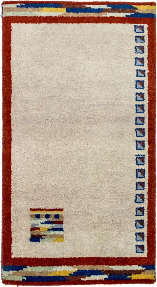 Gabbeh Teppich - Indus - 140 x 70 cm - beige Bild 1