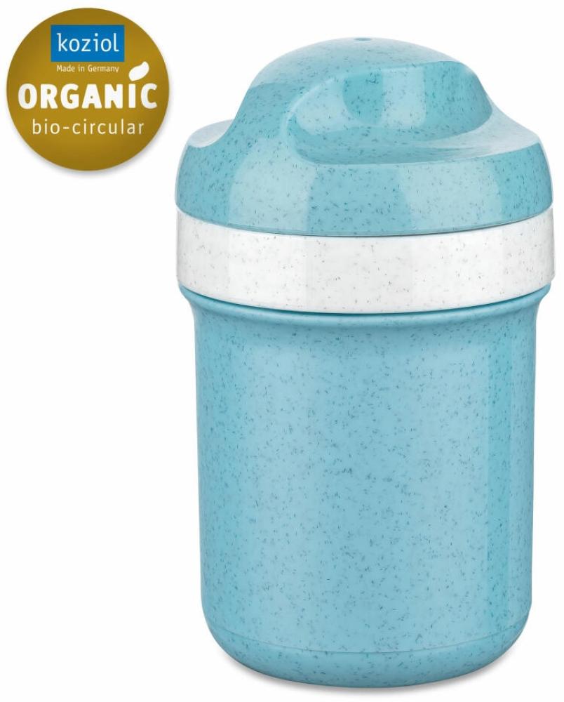 Koziol Trinkflasche Oase Mini, Kunststoff, Organic Frostie Blue, 200 ml, 4015706 Bild 1