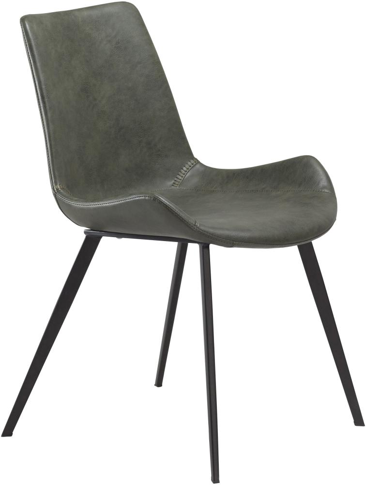 2x Esszimmerstuhl Kunstleder Küchenstuhl Stuhl Stühle Set Esszimmer Küche grün Bild 1