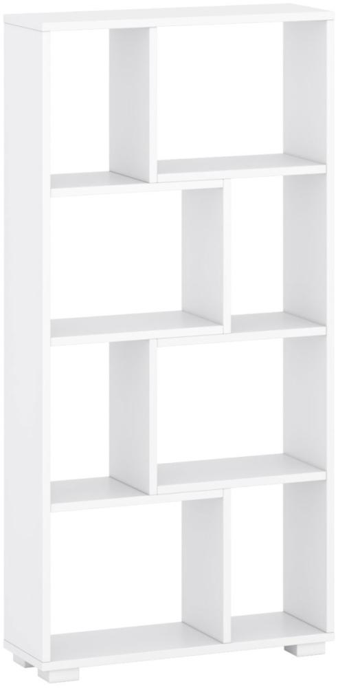 Bücherregal Split Raumteiler 60x20x120cm weiß Bild 1