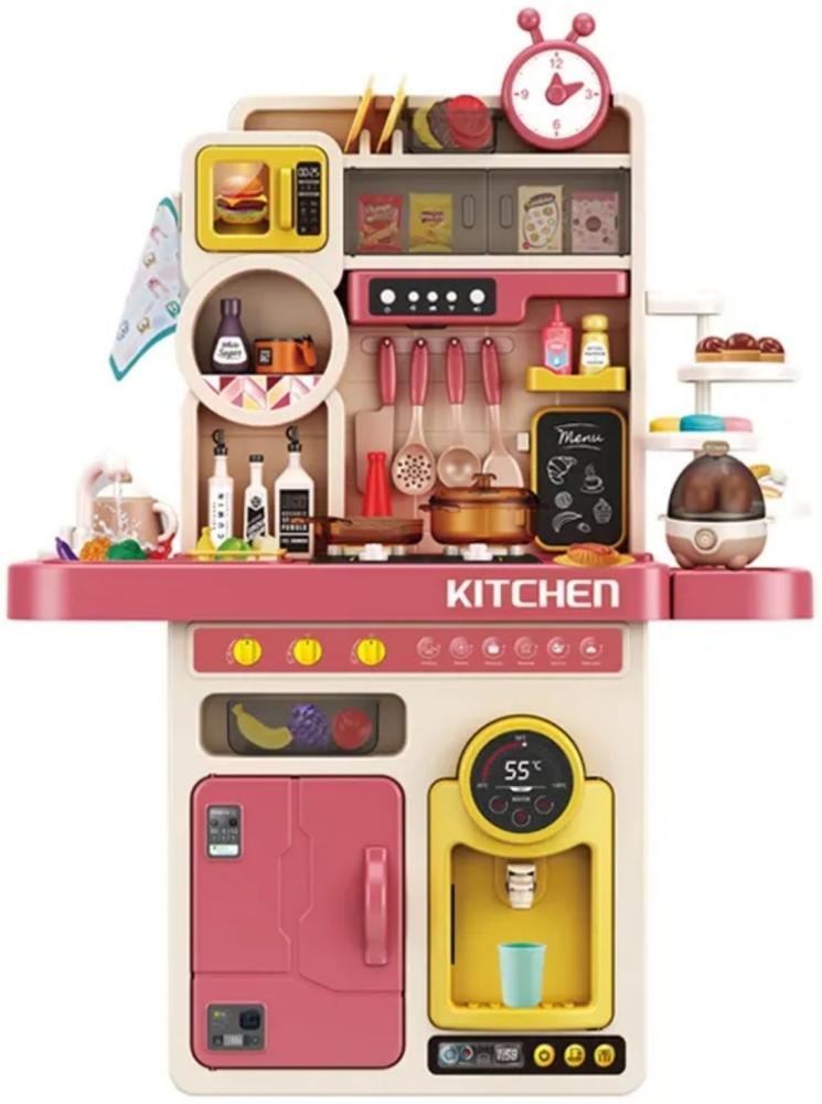Coemo Kinderküche Tony Spielküche mit viel Zubehör Farbe Rosa Bild 1