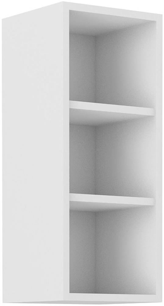 Hängeschrank Regal 30 cm Weiß matt Küchenzeile Küchenblock Küche Stilo Landhaus Bild 1