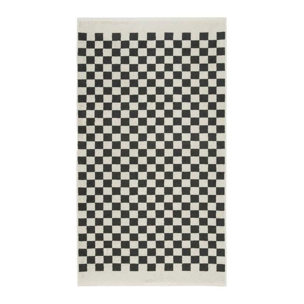 Marc O Polo Frottierserie Checker | Handtuch 50x100 cm | anthracite Bild 1