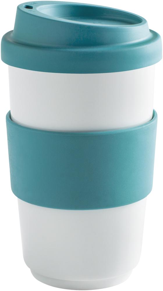 KAHLA fillit To Go Becher 0,40 l Banderole ocean green Bild 1