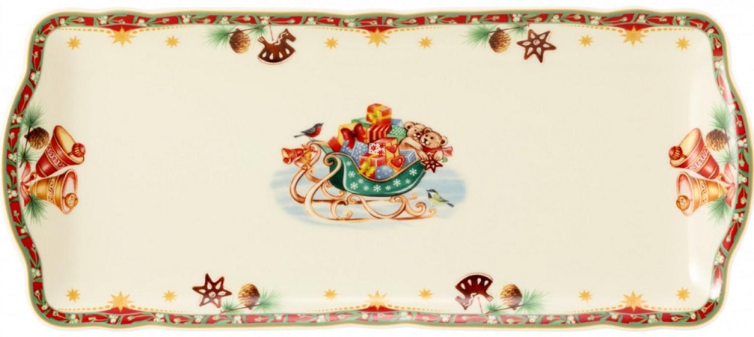 Geschirr-Serie Marieluise Weihnachtsnostalgie - Kuchenplatte eckig Marieluise Weihnachtsnostalgie Bild 1