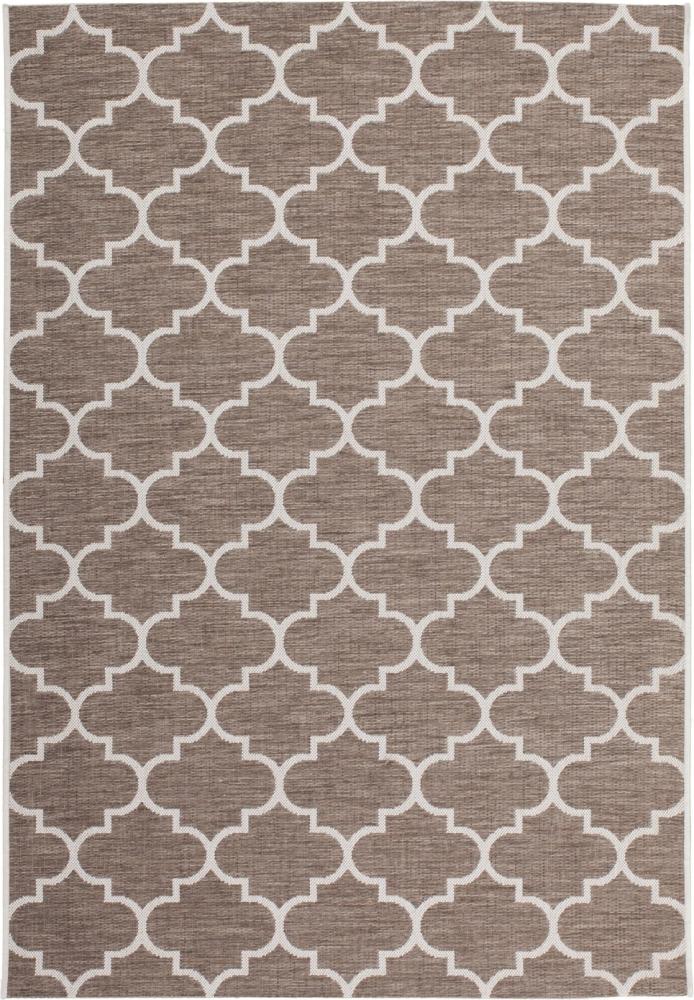 Kurzflorteppich Huata 100 Beige 80 x 150 cm Bild 1