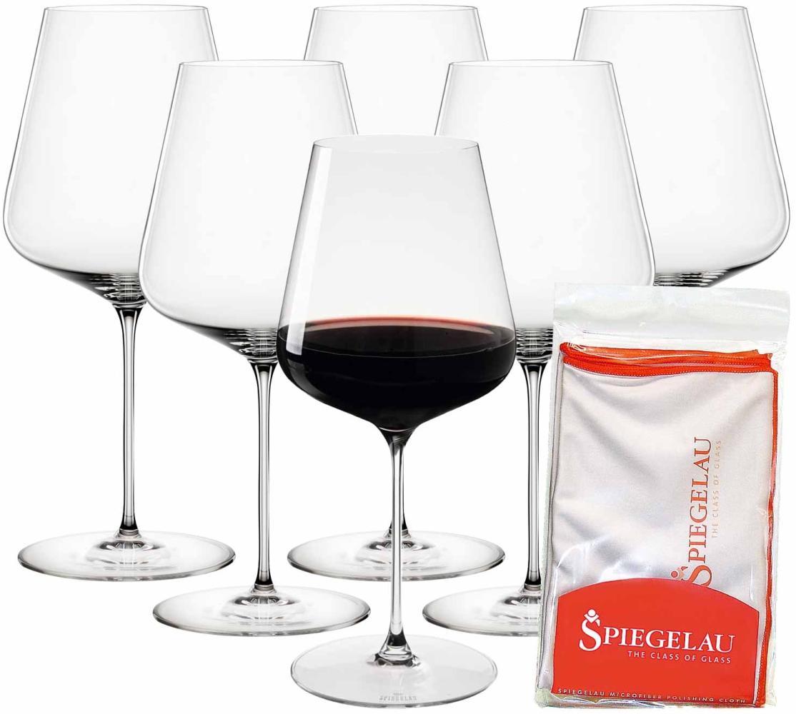 Spiegelau Definition Bordeauxglas 750 ml 6er Set + Poliertuch Bild 1