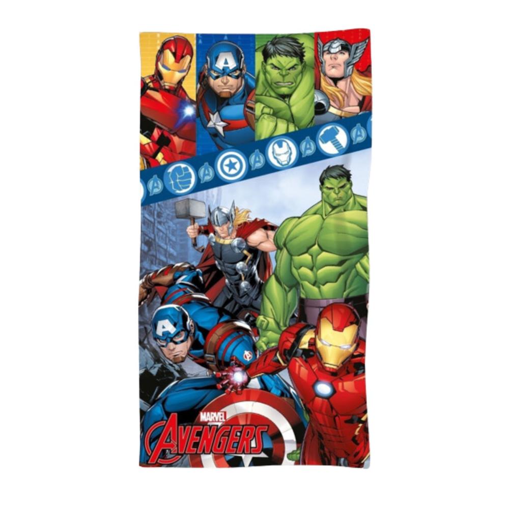 Avengers-Helden Badetuch – Komfortables Strandtuch aus Baumwolle, 70cm x 140cm Bild 1