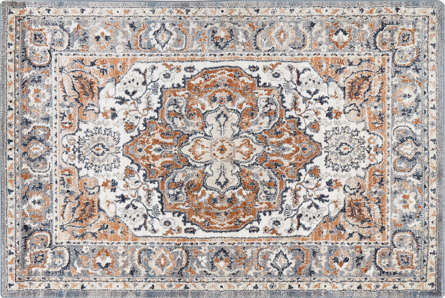 Teppich mehrfarbig 200 x 300 cm orientalisches Muster Kurzflor MARALIK Bild 1