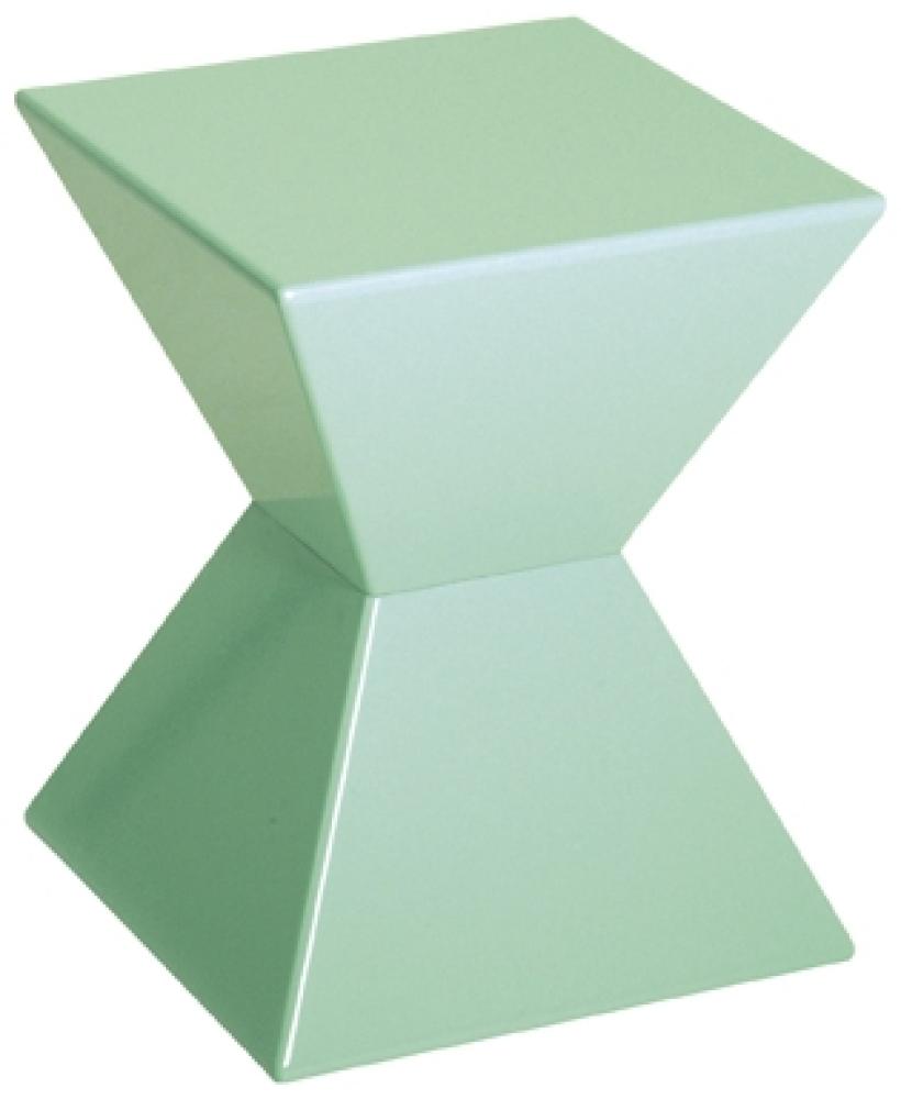 Beistelltisch >Edge< in mintgrün aus Kunststoffguß - 35x43x35cm (BxHxT) Bild 1