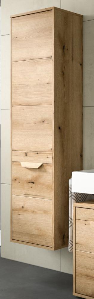 Badezimmer Hochschrank Celia in Evoke Eiche 44 x 164 cm Bild 1