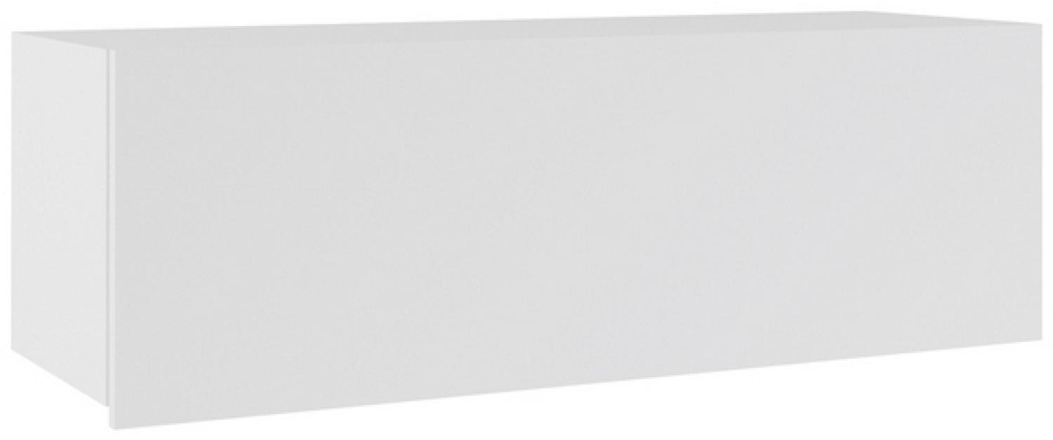 Hängeregal BRINICA, 105x32,5x32, weiß/weiß Glanz Bild 1