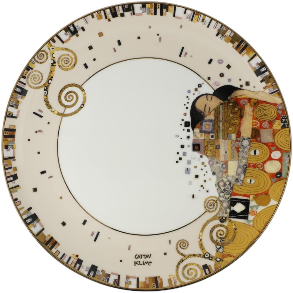 Goebel / Gustav Klimt - Die Erfüllung / Fine Bone China / 23,0cm x 23,0cm Bild 1