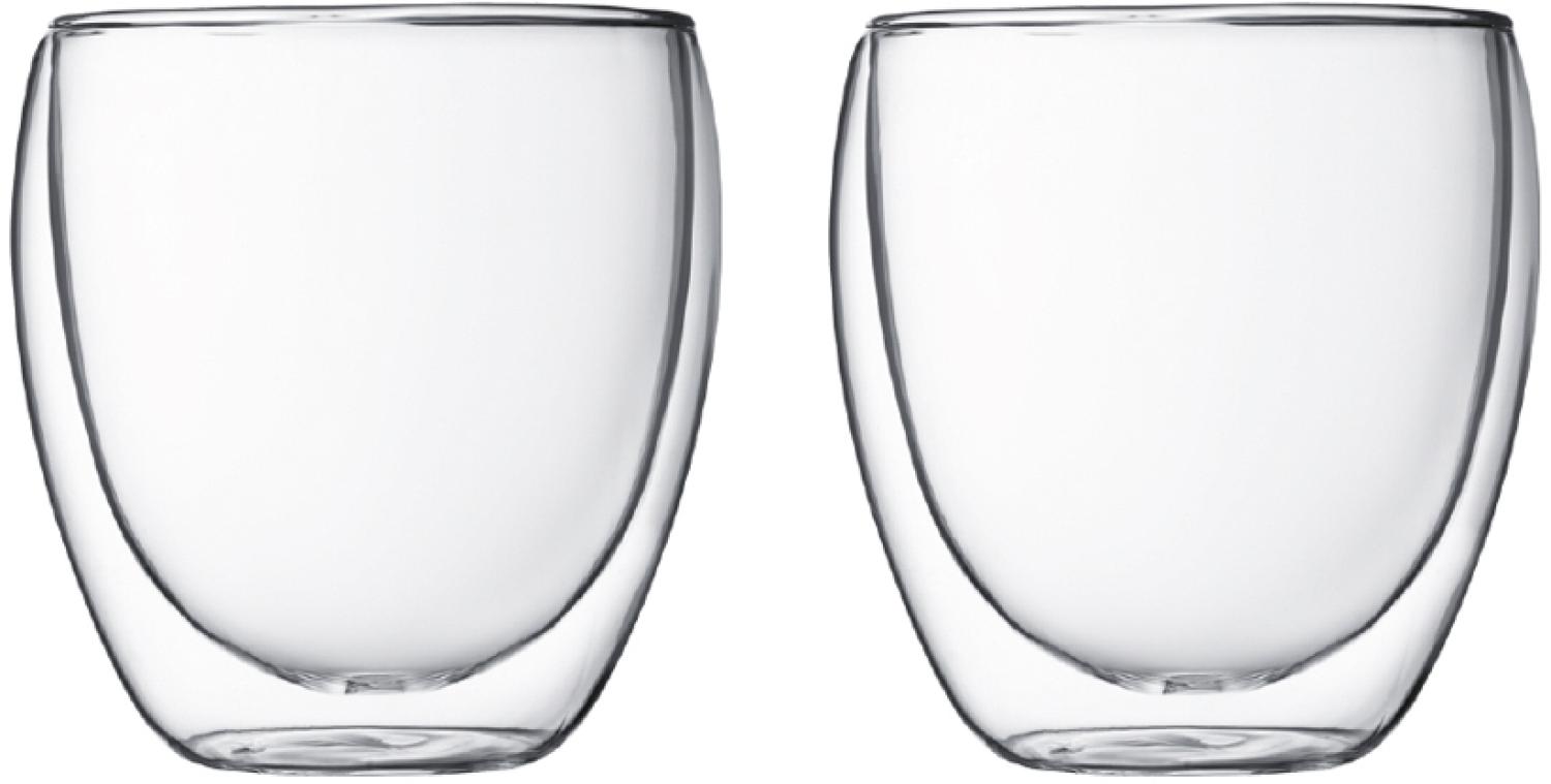 Bodum Pavina Glas Doppelwandig 0,25 L 2 Stk. Transparent Bild 1
