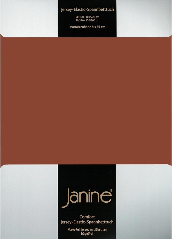Janine Spannbetttuch ELASTIC-JERSEY Elastic-Jersey tabasco 5002-464 200x200 Bild 1
