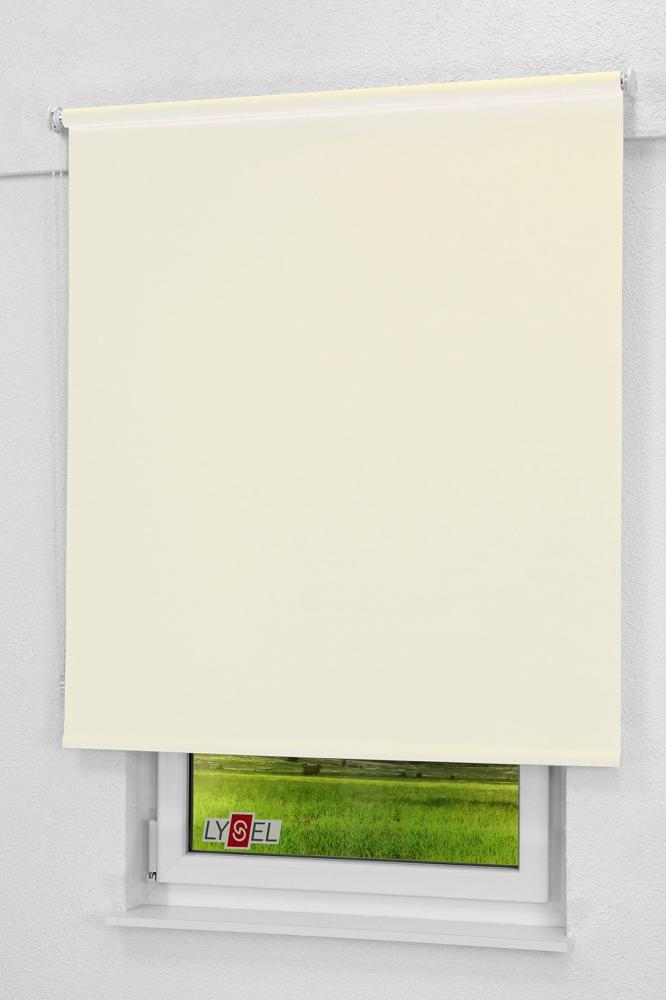 Lysel - Qualitätsrollo Tageslicht hellelfenbein, (B x H) 173cm x 275cm in beige/hellelfenbein Bild 1