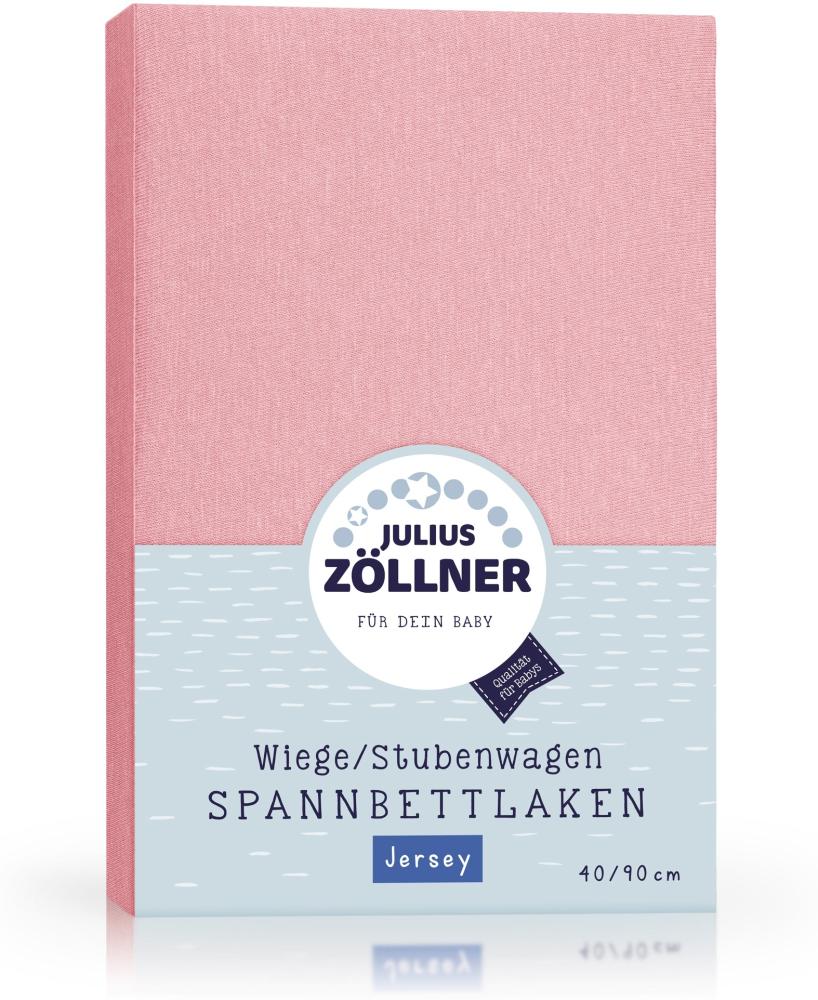 Julius Zöllner Spannbetttuch Jersey 90x40 blush Bild 1