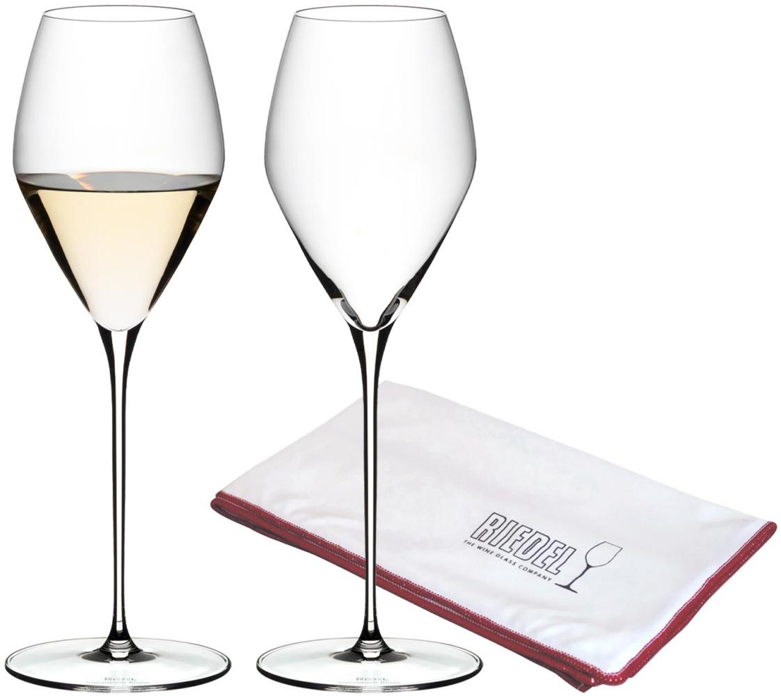 Riedel VELOCE Sauvignon Blanc Weinglas 2er Set + Poliertuch Bild 1