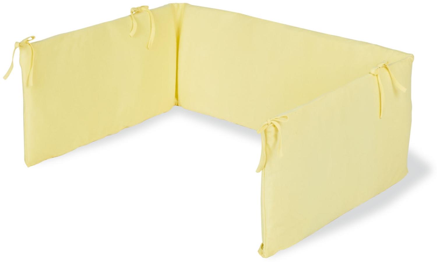 Pinolino Nestchen für Kinderbetten Frottee, gelb Bild 1