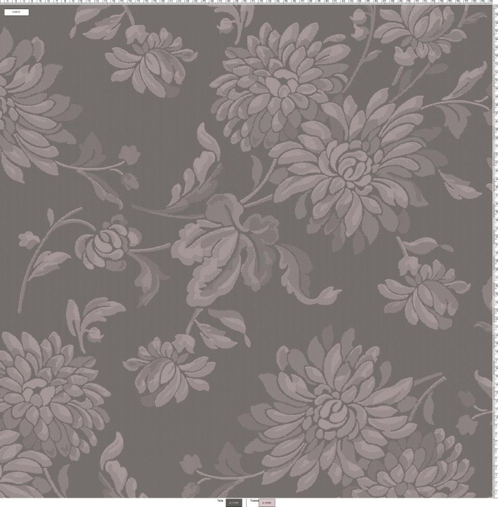 Fleuresse Lech Edelflanell Bettwäsche 200x220 Blumen silbergrau 604109-1 Bild 1