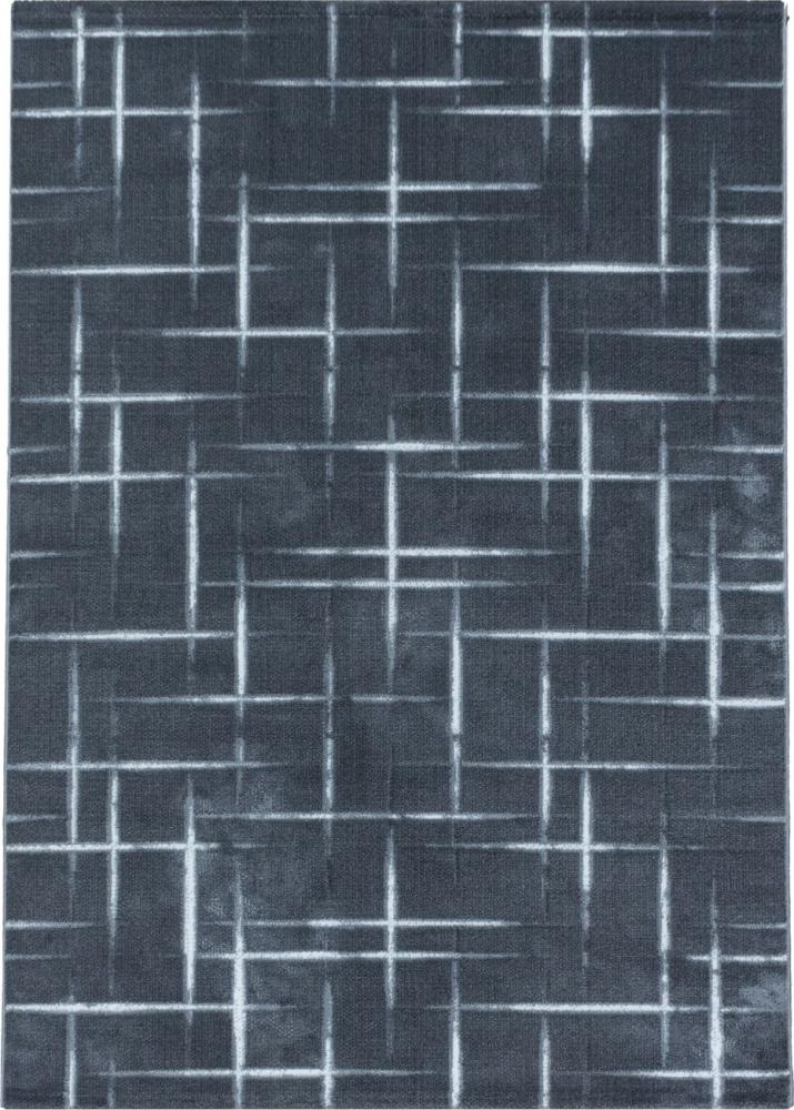 Kurzflor Teppich Clara Läufer - 80x250 cm - Grau Bild 1