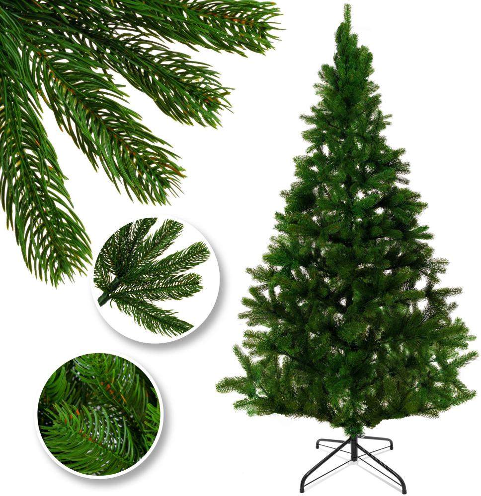 JUNG Künstlicher Weihnachtsbaum künstlich 150cm Tannenbaum Deko Tanne Christbaum Bild 1