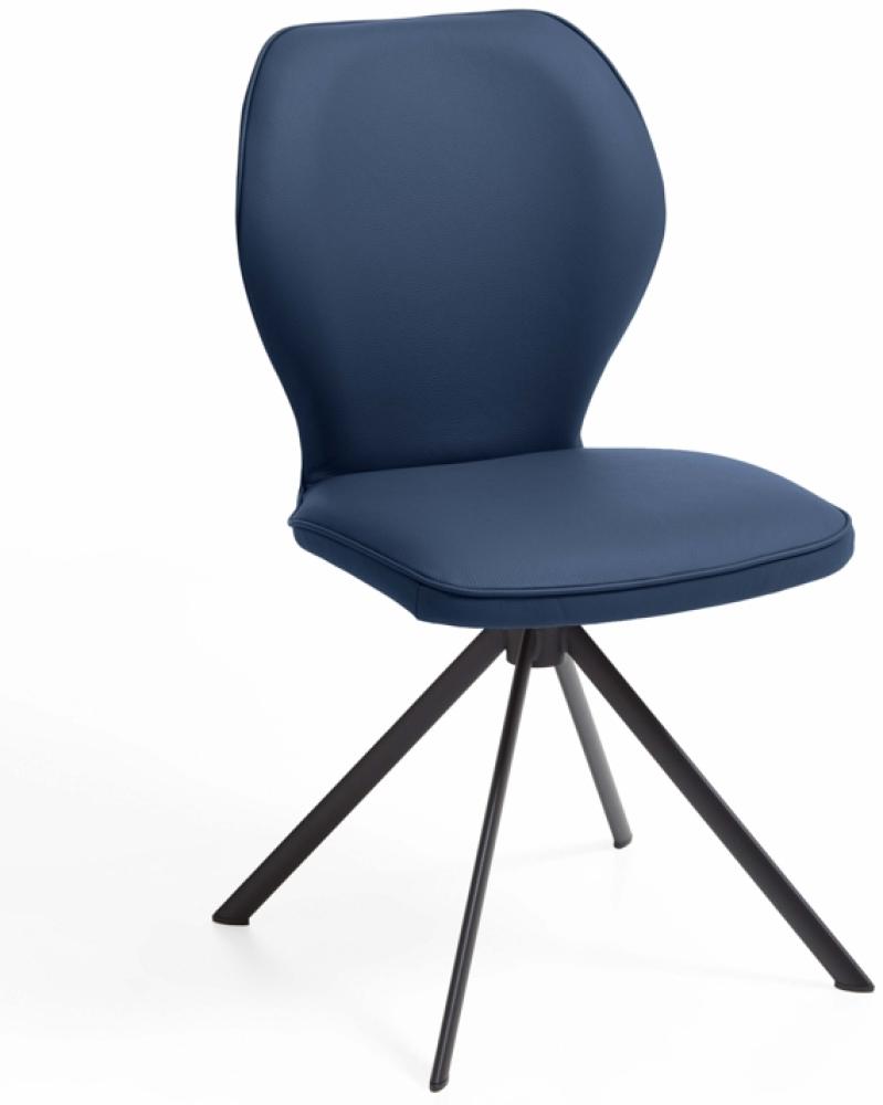 Niehoff Sitzmöbel Colorado Trend-Line Design-Stuhl Eisengestell - Leder - 180° drehbar Napoli atlantic Bild 1