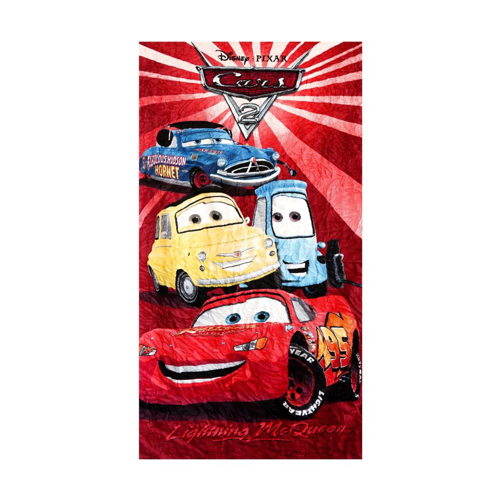 Disney Cars Baumwoll-Handtuch, Badetuch 75 x 150 cm für Kinder Bild 1